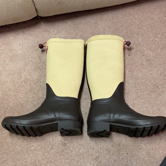 NEW Hunter ‘Tour’ Packable Canvas Rain Boot - Picture 2 of 5